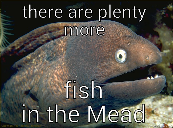 THERE ARE PLENTY MORE FISH IN THE MEAD Bad Joke Eel