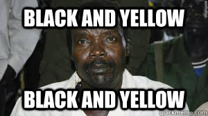 BLACK AND YELLOW BLACK AND YELLOW  Kony