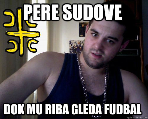 pere sudove dok mu riba gleda fudbal  good serb guy