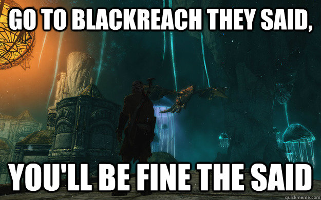 Go to Blackreach they said, You'll be fine the said - Go to Blackreach they said, You'll be fine the said  Misc