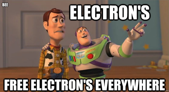 Electron's Free electron's everywhere Bee  Toy Story Everywhere