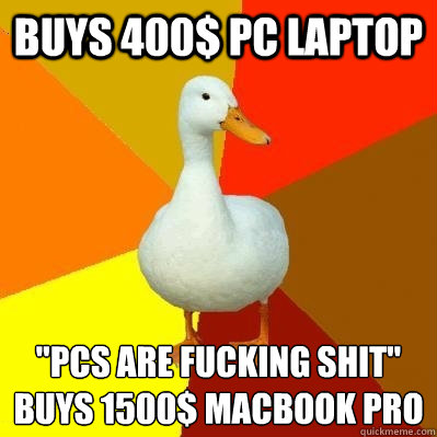 Buys 400$ PC laptop 