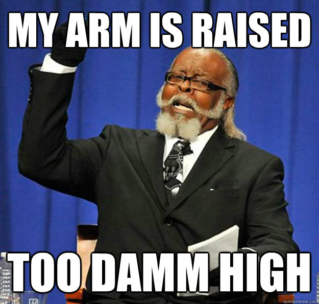 MY ARM IS RAISED TOO DAMM HIGH - MY ARM IS RAISED TOO DAMM HIGH  Jimmy McMillan