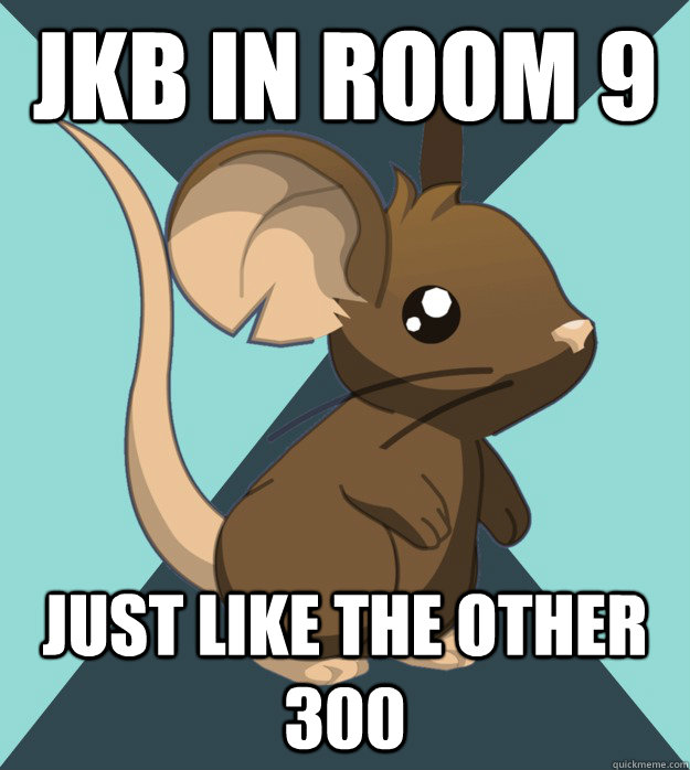 Jkb in room 9 Just like the other 300  