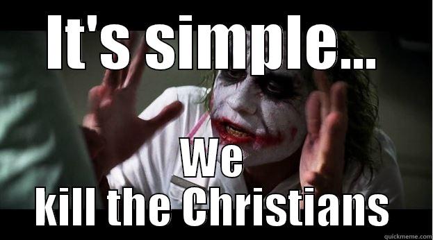 IT'S SIMPLE... WE KILL THE CHRISTIANS Joker Mind Loss