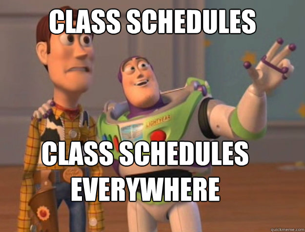 Class Schedules class schedules everywhere - Class Schedules class schedules everywhere  Ducks. Ducks Everywhere