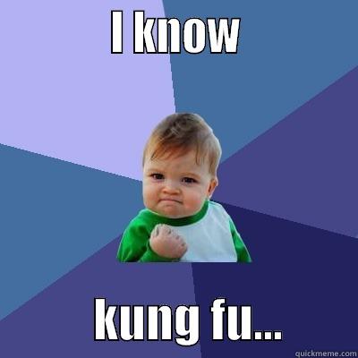            I KNOW                       KUNG FU...        Success Kid