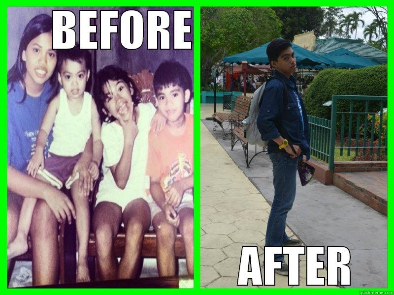 THROWBACK!!! XD -    BEFORE                                           AFTER Misc