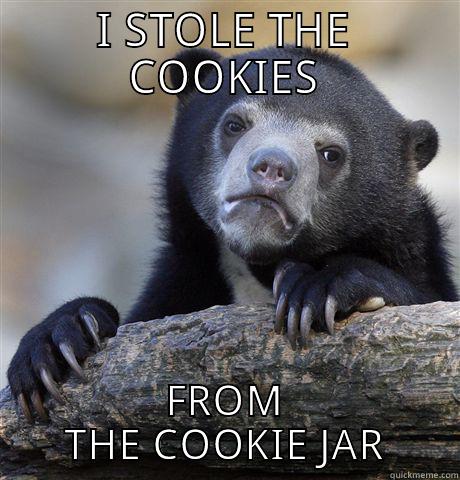 I STOLE THE COOKIES FROM THE COOKIE JAR Confession Bear