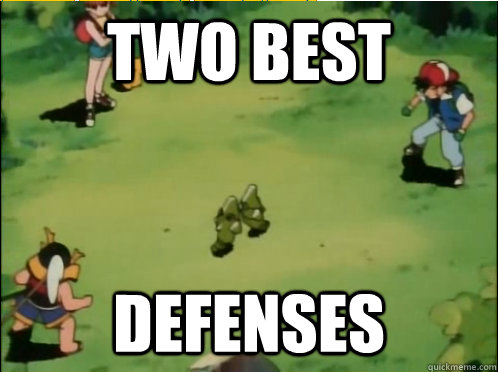 Two Best Defenses  Metapod VS Metapod