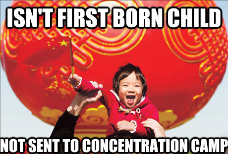 Isn't first born child Not sent to concentration camp  Second World Success