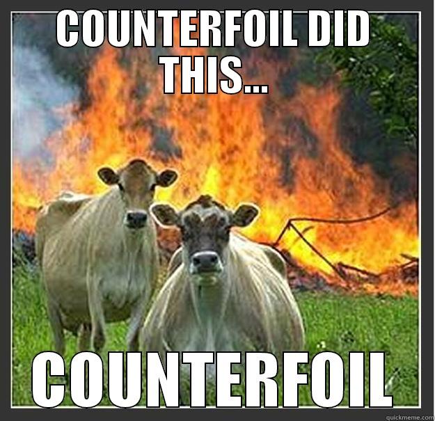 COUNTERFOIL DID THIS... COUNTERFOIL Evil cows