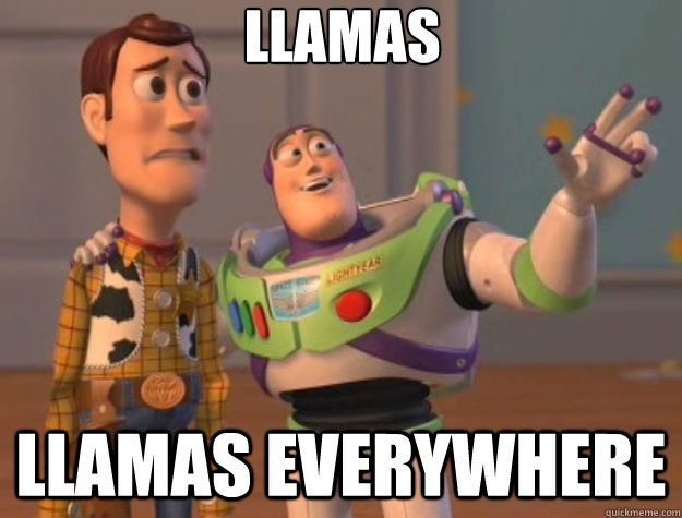 Llamas LLamas everywhere  Toy Story