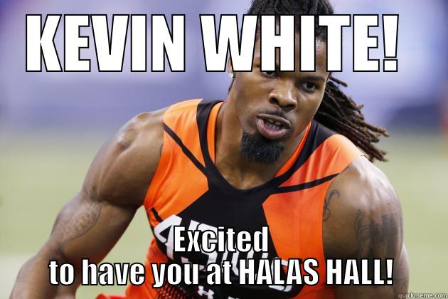 Bears 2015 draft pick - KEVIN WHITE!  EXCITED TO HAVE YOU AT HALAS HALL! Misc