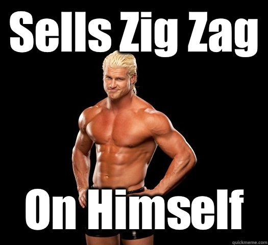 Sells Zig Zag On Himself  Dolph Ziggler