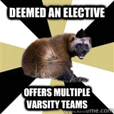 Deemed an elective Offers multiple varsity teams    - Deemed an elective Offers multiple varsity teams     Westview NJROTC