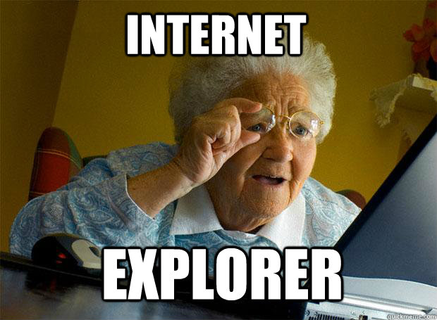 INTERNET EXPLORER  Grandma finds the Internet