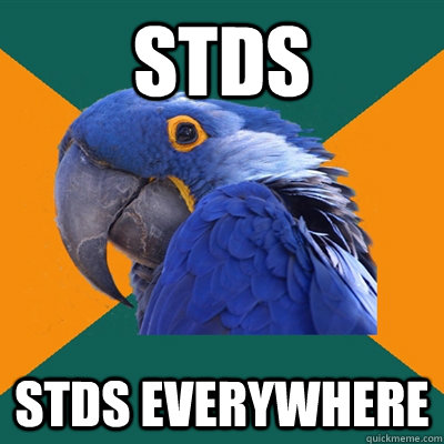 STDs STDs EVERYWHERE - STDs STDs EVERYWHERE  Paranoid Parrot