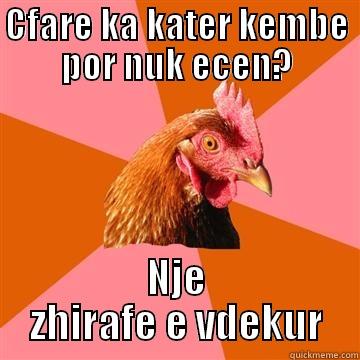 Anti-Joke chicken perseri ne aksion - CFARE KA KATER KEMBE POR NUK ECEN? NJE ZHIRAFE E VDEKUR Anti-Joke Chicken