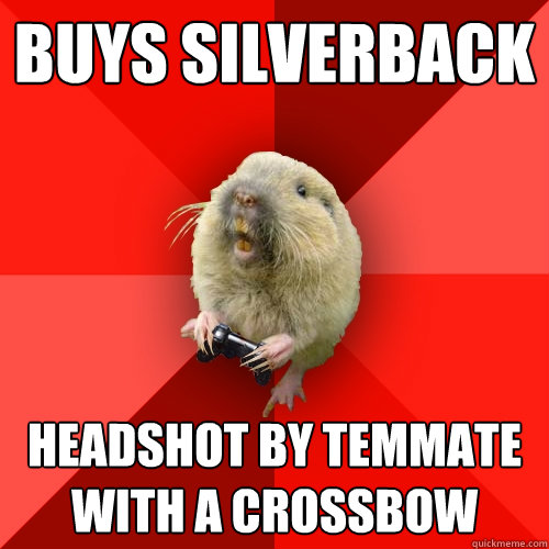 Buys silverback Headshot by temmate with a crossbow  Gaming Gopher