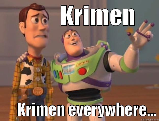 Ang dami mong gustong alamin letche ka! -          KRIMEN        KRIMEN EVERYWHERE... Toy Story