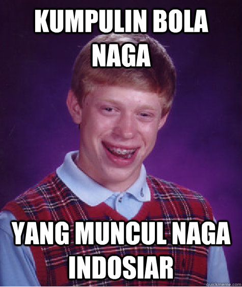 kumpulin bola naga yang muncul naga indosiar - kumpulin bola naga yang muncul naga indosiar  Bad Luck Brian