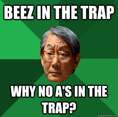 Beez in the Trap Why no A's in the trap?  High Expectations Asian Father