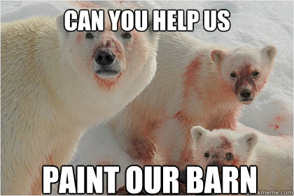 can you help us paint our barn  Bad News Bears