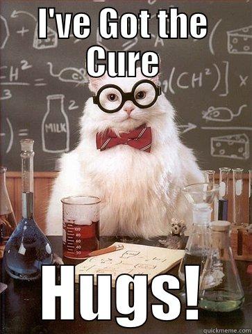 I'VE GOT THE CURE HUGS! Chemistry Cat