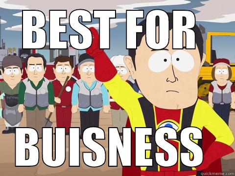 BEST FOR  BUISNESS  Captain Hindsight