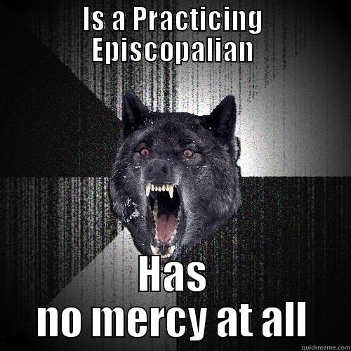 IS A PRACTICING EPISCOPALIAN HAS NO MERCY AT ALL Insanity Wolf