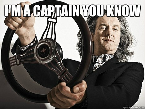 I'm a captain you know  - I'm a captain you know   James May by Joseph Lee