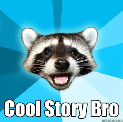  Cool Story Bro -  Cool Story Bro  Lame Pun Coon