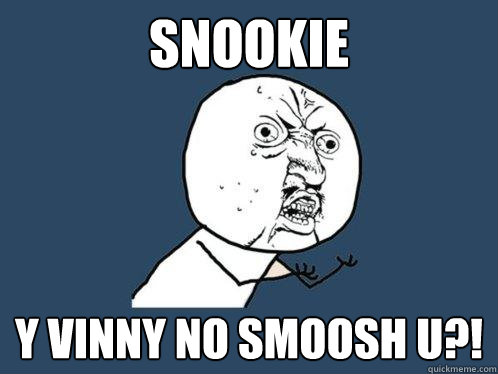 SNOOKIE Y VINNY NO SMOOSH U?!  Y U No