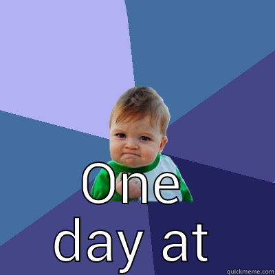  ONE DAY AT A TIME Success Kid