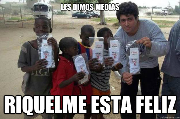 LES DIMOS MEDIAS RIQUELME ESTA FELIZ  Angola