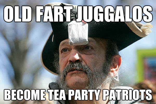 old fart juggalos become tea party patriots  Tea Party Ted