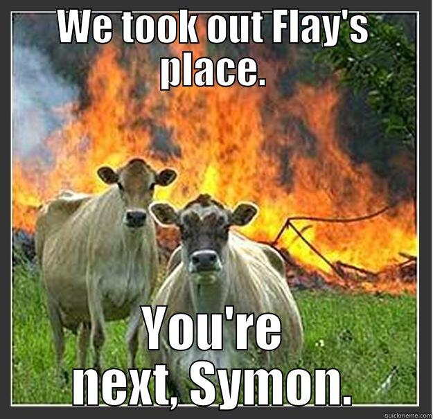 Celebrity Chefs - WE TOOK OUT FLAY'S PLACE. YOU'RE NEXT, SYMON. Evil cows