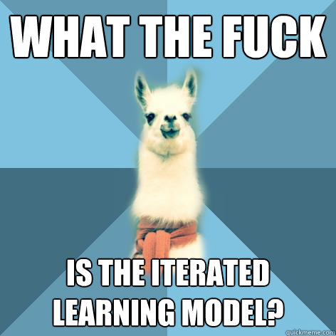 What the fuck is the Iterated Learning Model?  Linguist Llama