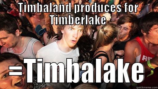 TIMBALAND PRODUCES FOR TIMBERLAKE =TIMBALAKE Sudden Clarity Clarence