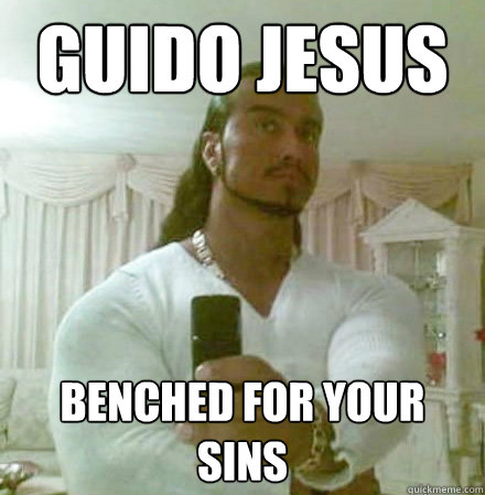 guido jesus benched for your sins  Guido Jesus