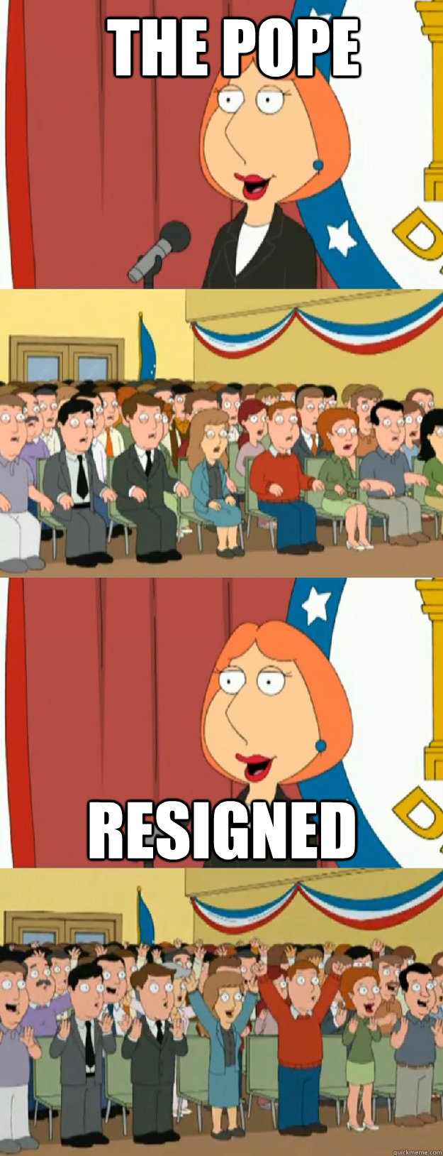 The Pope Resigned - The Pope Resigned  Lois Griffin