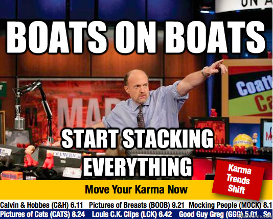 Boats on boats Start Stacking everything  Mad Karma with Jim Cramer