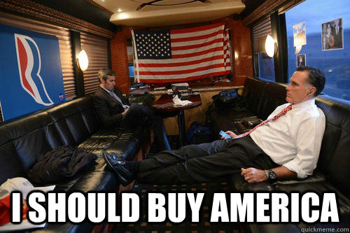  I should buy America  Sudden Realization Romney