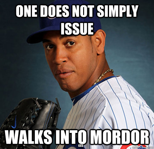 One does not simply issue walks into mordor CCS  CarLOLs Marmol