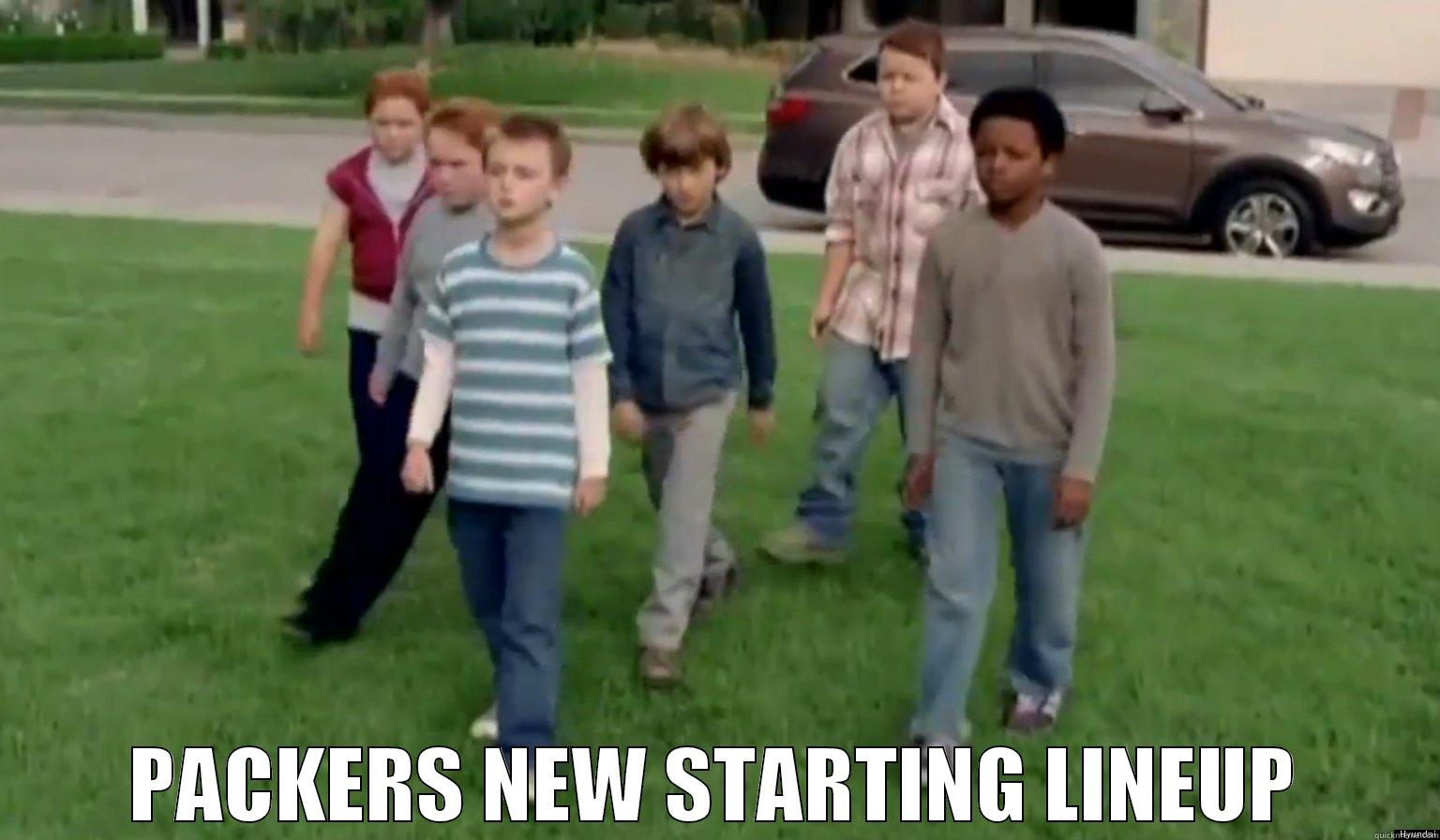  PACKERS NEW STARTING LINEUP Misc