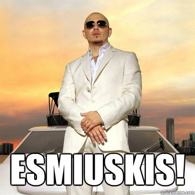 ESMIUSKIS!  Pitbull