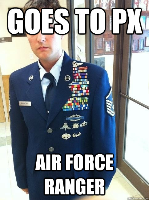 Goes to px Air force ranger - Goes to px Air force ranger  Misc