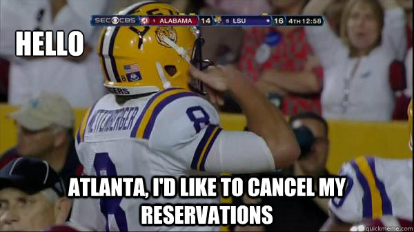 HELLO ATLANTA, i'D LIKE TO CANCEL MY RESERVATIONS - HELLO ATLANTA, i'D LIKE TO CANCEL MY RESERVATIONS  Misc