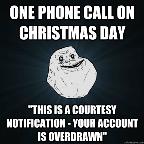 One phone call on christmas day 